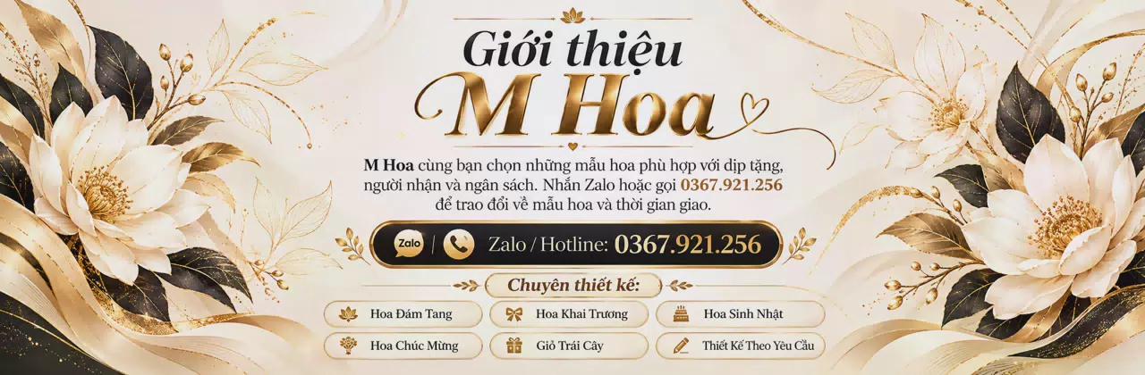 Ảnh bìa Shop hoa tươi Xã Long Hoà Vĩnh Long - Hoa đẹp theo ý bạn